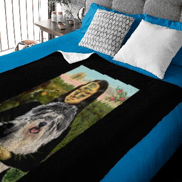 Discover Mona Lisa - Old English 3 Baby Blankets