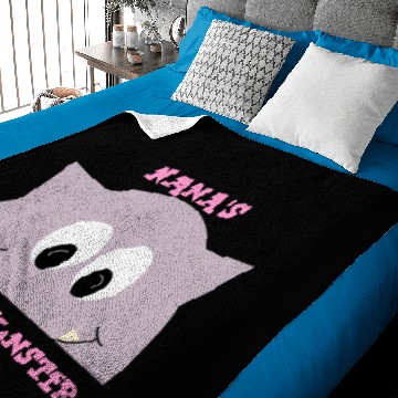 Discover Little Monster In Lilac Baby Blankets