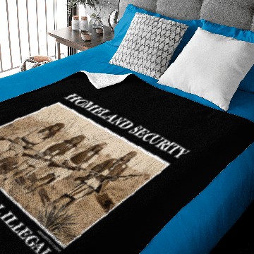 Discover You're All Illegal Homeland Security Gift Baby Blankets