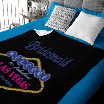 Discover Las Vegas Bridesmaid Baby Blankets