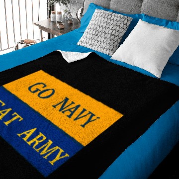 Discover GO NAVY BEAT ARMY Baby Blankets
