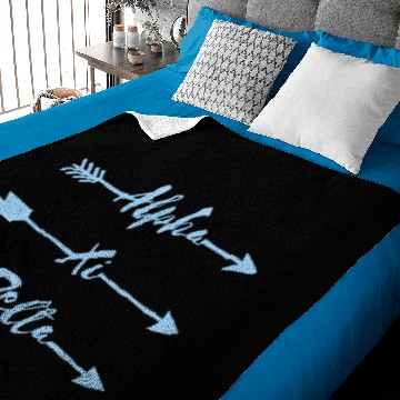 Discover Alpha Xi Delta Arrow Sweat Baby Blankets