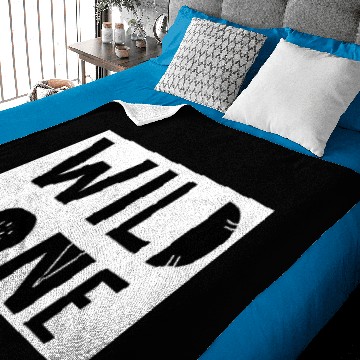 Discover My Kid "Wild One" One Piece Unique Funny Baby Blankets