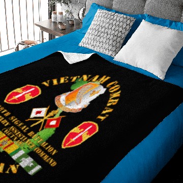 Discover Army - Vietnam Combat Vet w 69th Signal Bn DUI - U Baby Blankets