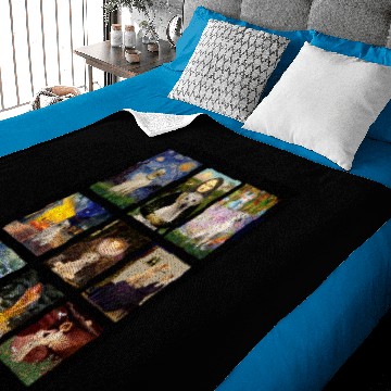 Discover Famous Art Yellow Lab Composite Baby Blankets