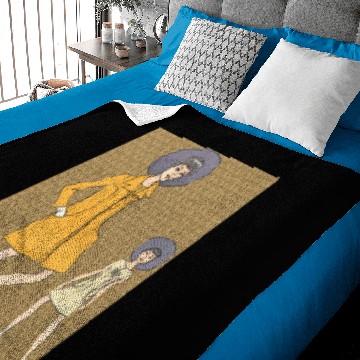 Discover Retro 1960s Fashion Baby Blankets