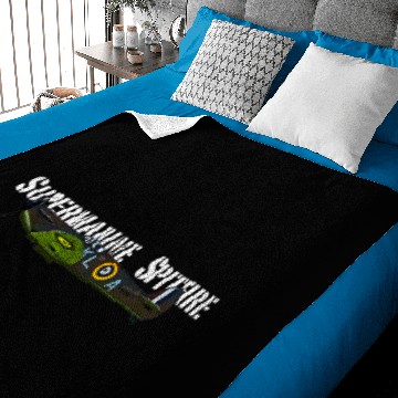 Discover Supermarine Spitfire Mk1 Baby Blankets