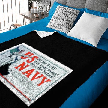 Discover See the World, US Navy (US02162) Baby Blankets