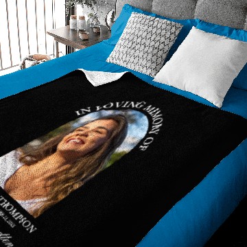 Discover In Loving Memory Arch Photo Baby Blankets
