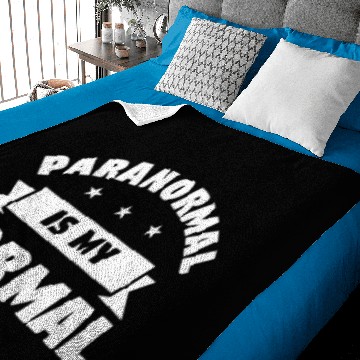Discover Paranormal Is My Normal Ghost Hunting Halloween Baby Blankets