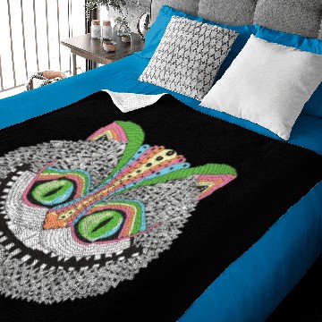 Discover Psychedelic Cheshire Cat Sweat Baby Blankets