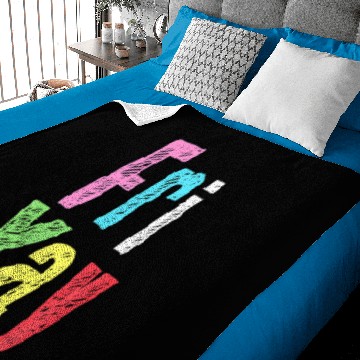 Discover Friyay Teacher Weekend Back To School Funny Happy Baby Blankets