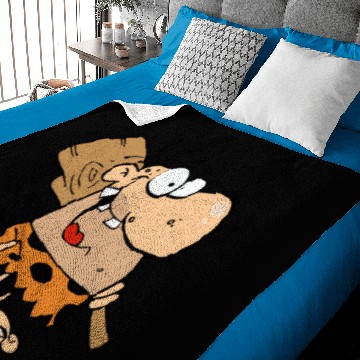 Discover Caveman With Club Baby Blankets