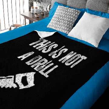 Discover Mens This Is Not A Drill - Funny Baby Blankets