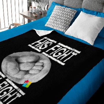 Discover Autisme His Fight Is My Fight,Father And Son Best Baby Blankets