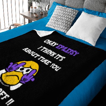 Discover F#CK OFF...Epilepsy Baby Blankets