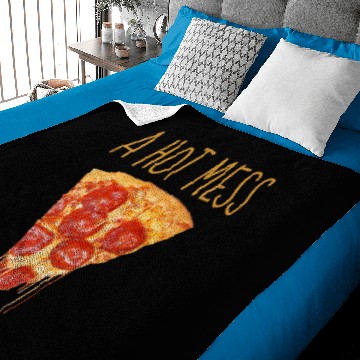 Discover A Hot Mess Pizza Baby Blankets