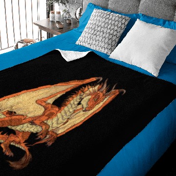 Discover Red dragon King Baby Blankets