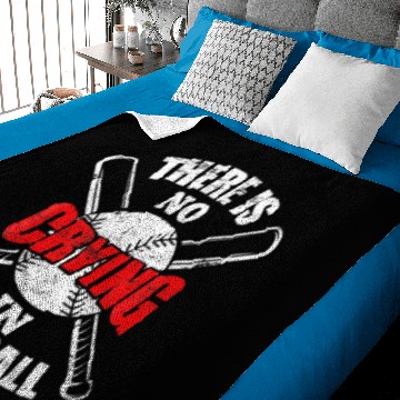 Discover Baseball Player There Is No Crying In Baseball Baby Blankets