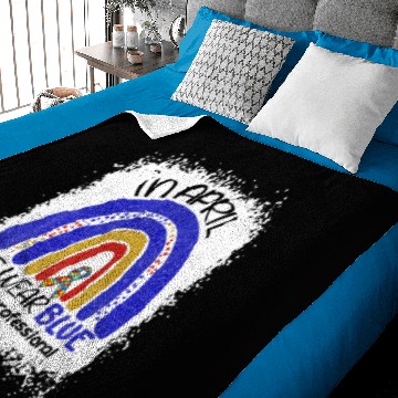 Discover Paraprofessional Wear Blue For Autism Awareness Bl Baby Blankets