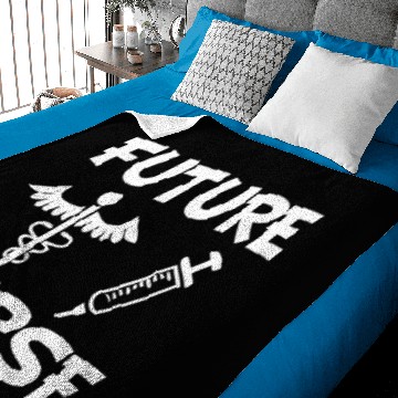 Discover Future Nurse funny Baby Blankets