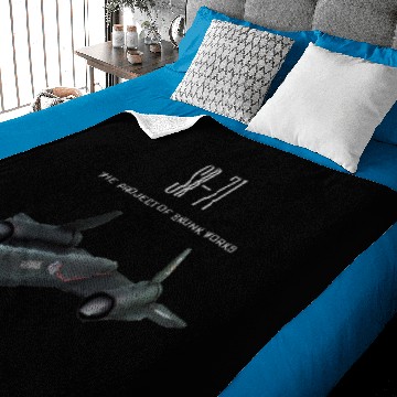 Discover Aviation Art  "SR-71 Blackbird" Baby Blankets