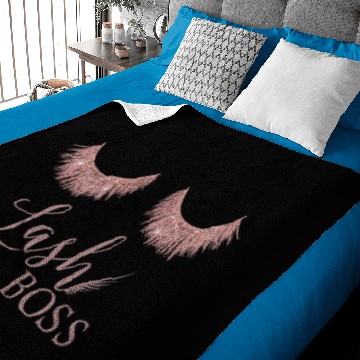 Discover Rose Gold Eyelash Extensions Lash Boss Baby Blankets