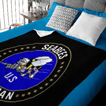 Discover US Seabees Veteran - Veterans day gift Baby Blankets