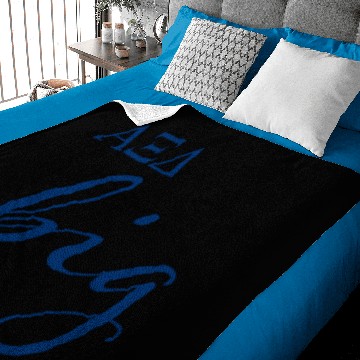 Discover Alpha Xi Delta Big Script Baby Blankets