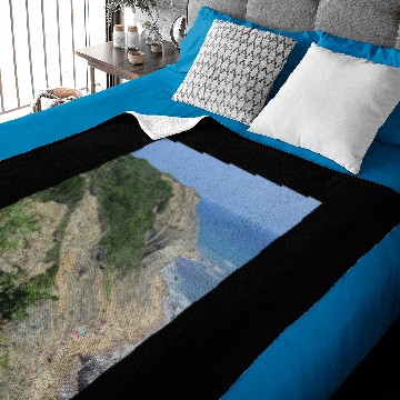 Discover Mohegan Bluffs Block Island Baby Blankets