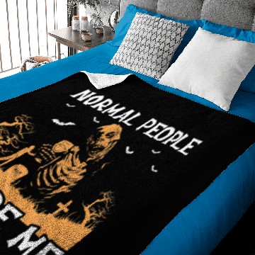 Discover Normal People Scare Me Horror Movie Baby Blankets