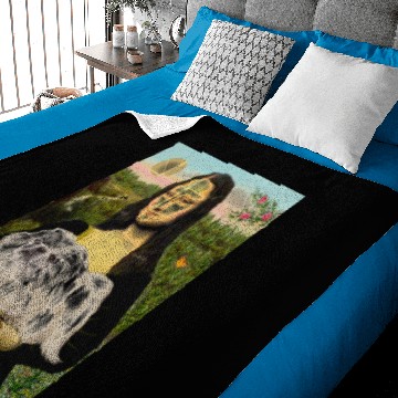 Discover Mona Lisa - White Pekingese (#4) Baby Blankets