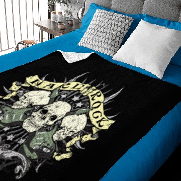 Discover Hard Rock Skull and Guitars Baby Blankets