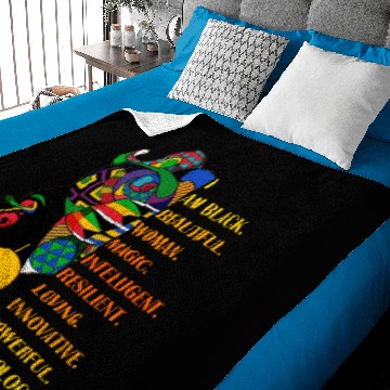 Discover Black And Beautiful BHM Baby Blankets