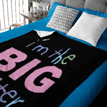 Discover Big Sister Toddler Ringer Baby Blankets