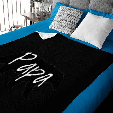 Discover Papa Bear Dad T Baby Blankets
