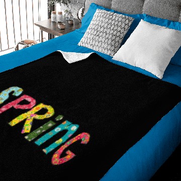 Discover Hello Spring , Happy Spring , Happy Easter Baby Blankets