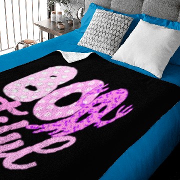 Discover Bootiful - Halloween - Pink And Purple Pattern Wit Baby Blankets