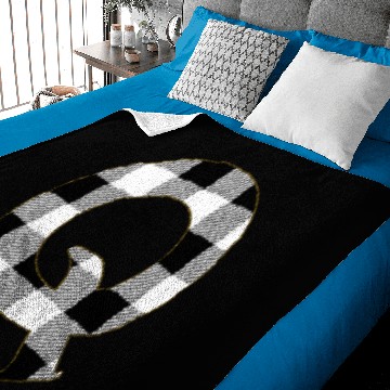 Discover Gingham Check Q Baby Blankets