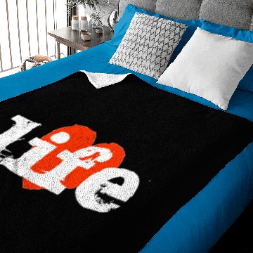 Discover Love Life! Red Heart Design. Baby Blankets