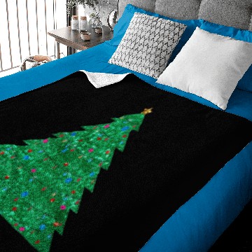 Discover sequin christmas tree Baby Blankets
