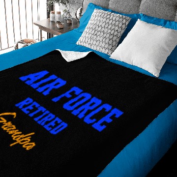 Discover Air Force retired Grandpa Baby Blankets Baby Blankets