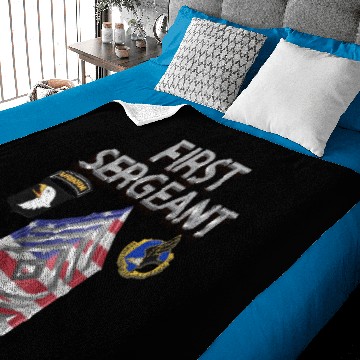 Discover 101st Airborne Division First Sergeant Baby Blankets
