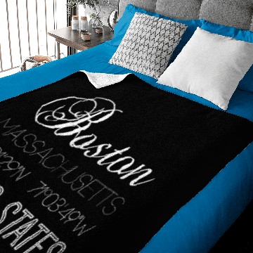 Discover Boston, Massachusetts, United States stylish Baby Blankets