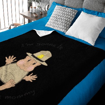 Discover State trooper mommy Baby Blankets