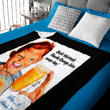 Discover DRINK ORANGE JUICE Baby Blankets