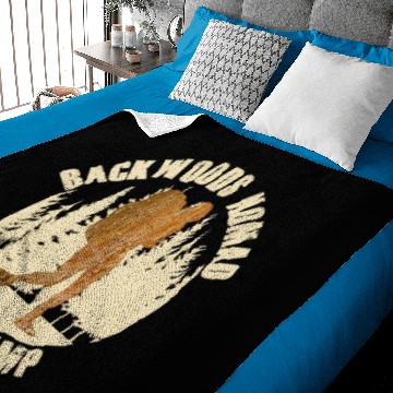 Discover Backwoods Nomad Hike Camp Baby Blankets