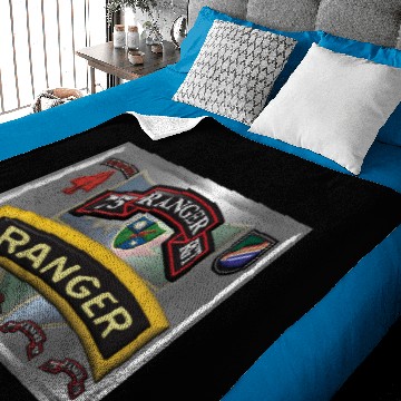 Discover Steel Type Framed 75th Ranger Regiment Baby Blankets