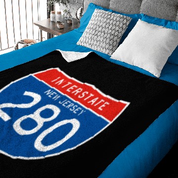 Discover Interstate Sign 280 - New Jersey Baby Blankets