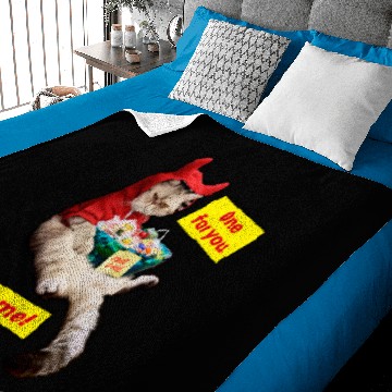Discover Cranky Devil Cat Baby Blankets